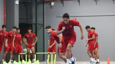 Hujan Deras Ganggu Latihan Timnas Indonesia Jelang Lawan Brunei