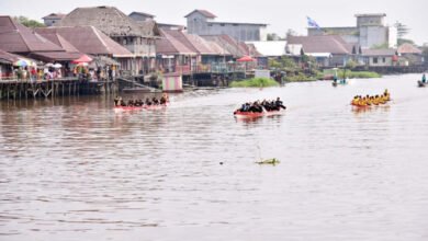 Lomba Dayung Sungai Arut Jadi Sarana Pembinaan Atlet Muda