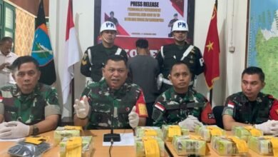 TNI Gagalkan Penyelundupan 10 Kilogram Sabu di Perbatasan