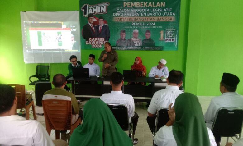 PKB Barito Utara Bekali Caleg, Siap Solid dan Menang