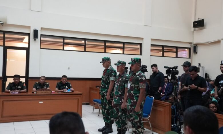 Kasus Pembunuhan Imam Masykur, Oknum TNI Di Vonis Seumur Hidup