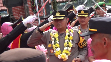 Penyambutan dan Pelepasan Kapolres Barito Utara