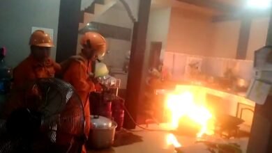 Tabung Gas Bocor, Penghuni Rumah Terluka