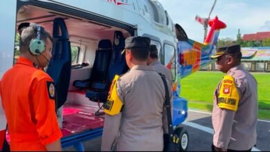 Polda Kalbar Pantau Keamanan dan Kamtibmas Dengan Patroli Udara