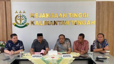 Kejati Kalteng Tetapkan 5 Orang Tersangka Dugaan Korupsi Dana BOK Dinkes Barsel
