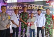 Warga Desa Pepas Terima Rumah Layak Huni dari Kodim 1013/Mtw