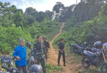 Dandim 1013/Mtw Tinjau Lokasi TMMD Reguler Ke-119