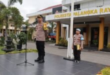 Wakapolresta Palangka Raya Ingatkan Personel untuk Waspada Penggunaan Senpi