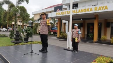 Wakapolresta Palangka Raya Ingatkan Personel untuk Waspada Penggunaan Senpi