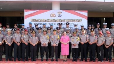 Kapolda Kaltara Motivasi Personelnya untuk Tingkatkan Kinerja Setelah Kenaikan Pangkat