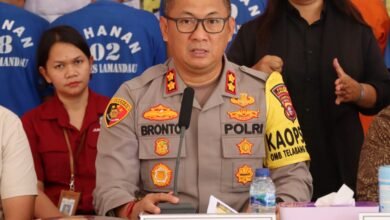 Sebulan, Polres Lamandau Sita 395 Gram Sabu dan 8 Ekstasi