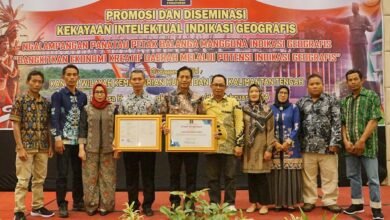 Barito Utara Terima Apresiasi dan Sertifikat Merek untuk Produk Unggulan Daerah