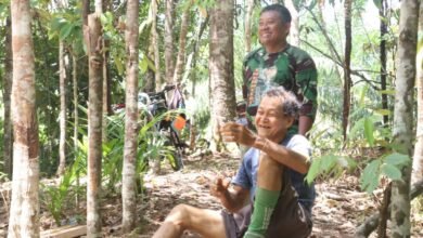 Kehangatan Kebersamaan Satgas TMMD dan Warga di Kelurahan Jingah