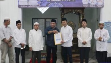 Pj. Bupati Barito Utara dan Rombongan Safari Ramadhan di Masjid Al Malik Lahei