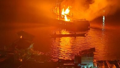 Kebakaran Kapal Tug Boat di Luwe, 2 Korban Luka Bakar