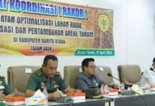 Pemkab Barito Utara Gelar Rakor Optimalisasi Lahan Rawa, Pompanisasi dan PAT Padi Tahun 2024