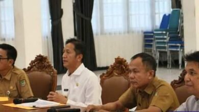 Pj. Bupati Barito Utara Ikuti Rapat Asistensi Evaluasi Kinerja Triwulan II