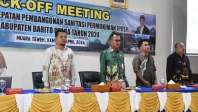 Kick Off Meeting Program Percepatan Pembangunan Sanitasi Permukiman Kabupaten Barito Utara Tahun 2024
