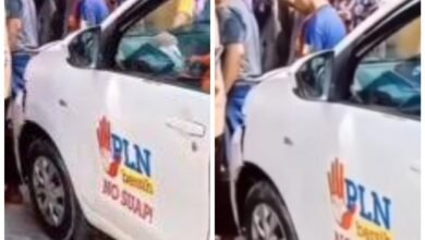 Bocah 5 Tahun Mainkan Rem Tangan Mobil PLN, Tabrak Motor dan Tiang Listrik