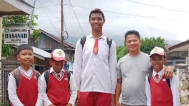 Sagil, Siswa SD Tertinggi di Dunia Viral di Media Sosial