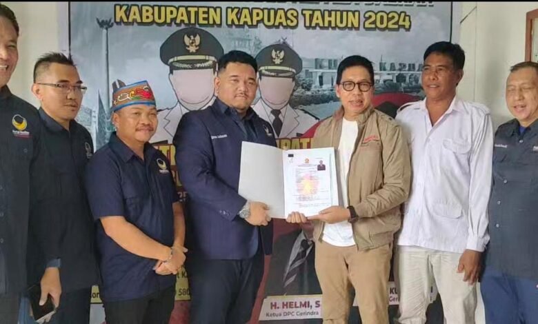 Politisi Muda Evan Rahman Sahputra Mendaftar ke Tiga Partai untuk Pilkada Kapuas 2024