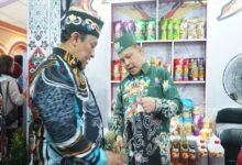 Barsel Promosikan Batik Malawen di Kalteng Expo