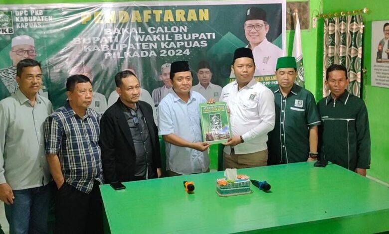 PKB Jadi Partai Kedelapan yang Didatangi Ahmad Sofian untuk Pendaftaran Pilkada Kapuas