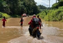Banjir Melanda 10 Desa di Lamandau Akibat Curah Hujan Tinggi Sepekan Banjir Melanda 10 Desa di Lamandau Akibat Curah Hujan Tinggi Sepekan