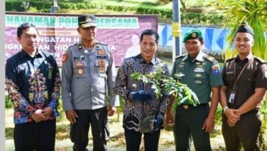 Pemkab Barito Utara Melakukan Penanaman Pohon Sebanyak 45 Bibit