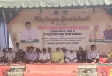 Acara Mantangai Bersholawat Meriahkan Awal 1446 Hijriah di Kapuas