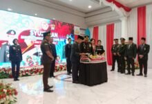 Polres Barito Utara Syukuran Hari Bhayangkara ke-78