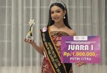 Biangka Sachura Ramadhani Sabet Gelar Juara di Pemilihan Putri Citra dan Putri Bunga