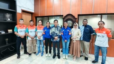 Pj Bupati Lepas Atlet Mengikuti Kejurnas Voli Pantai Remaja Piala Menpora