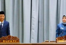 Pj Bupati Barito Utara Hadiri Penetapan Pimpinan DPRD Baru 2024-2029