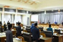 Pemkab Barito Utara Hadiri Rapat Paripurna Penetapan Pimpinan DPRD 2024-2029