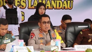 polres lamandau melaksanakan press release pengungkapan 506 kg narkotika jenis sabu 21