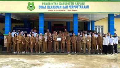 Pemkab Kapuas Terbaik Pertama Pengawasan Kearsipan se-Kalteng