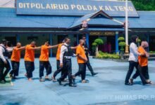 Polisi bekuk 14 Perompak Kapal di Perairan Kalteng-Kalsel