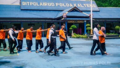 Polisi bekuk 14 Perompak Kapal di Perairan Kalteng-Kalsel