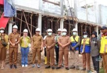 Pj Bupati Murung Raya Tinjau Proyek Pembangunan yang Dibiayai APBD