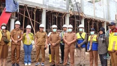 Pj Bupati Murung Raya Tinjau Proyek Pembangunan yang Dibiayai APBD