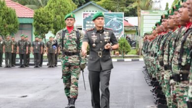 Upacara Hari Juang TNI AD di Barito Utara