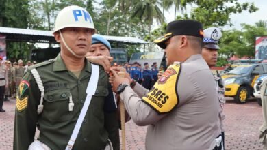 Apel Gelar Pasukan Operasi Lilin Telabang di Barito Utara, Kapolres Tekankan Kesiapan Pengamanan Nataru