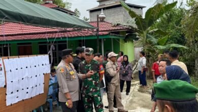 Kapolres dan Dandim Awasi Keamanan PSU Pilgub di Barito Utara