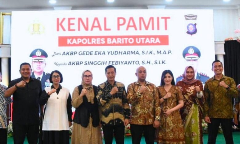 Pemkab Barito Utara Gelar Acara Kenal Pamit Kapolres