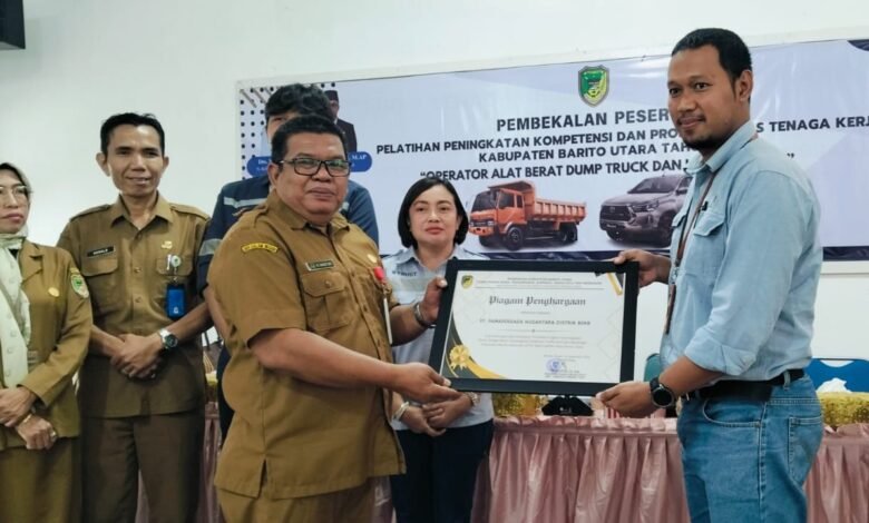 Pemkab Barito Utara Berikan Pelatihan untuk Siapkan Tenaga Kerja Siap Kerja