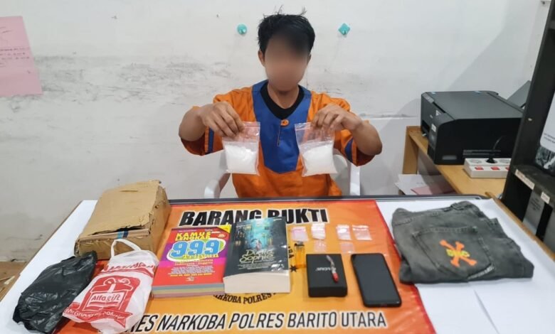 Digrebek Polisi, Pengedar di Barito Utara Ini Buang 204,5 Gram Sabu dalam WC Umum