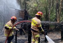 Api Melalap Pondok Kosong di Barito Utara, Petugas Berhasil Padamkan dalam Satu Jam