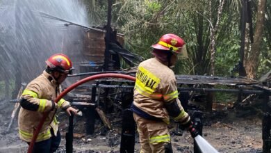 Api Melalap Pondok Kosong di Barito Utara, Petugas Berhasil Padamkan dalam Satu Jam