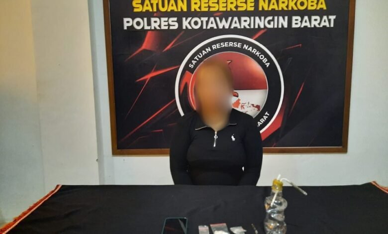 Wanita Pengedar Sabu di Kobar Ditangkap, Ini Barang Bukti yang Disita